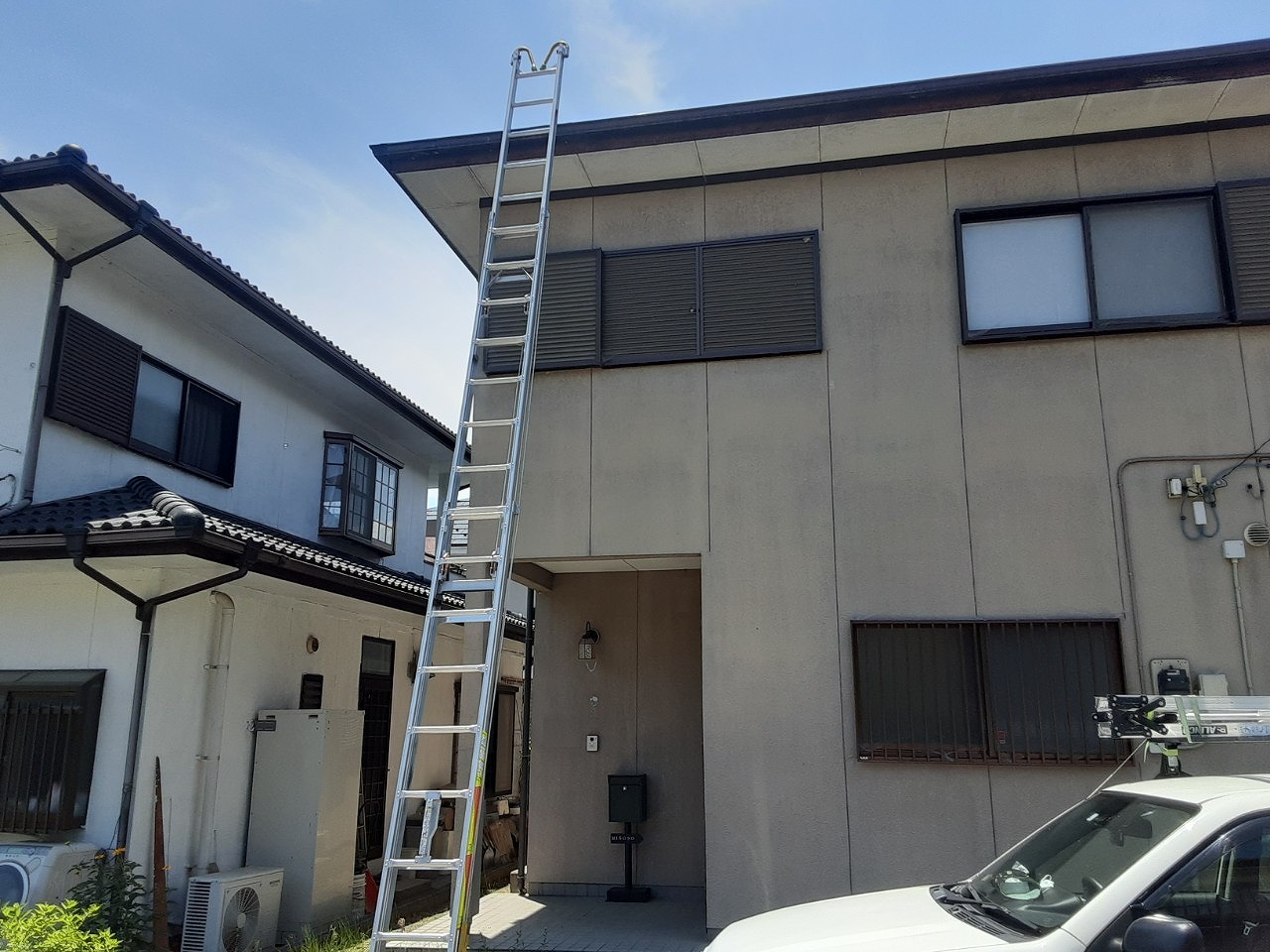 富士川町ハシゴ工事